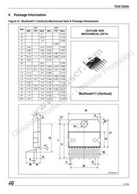 TDA7350A Datasheet Page 21