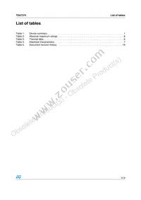 TDA7374BV Datasheet Page 3