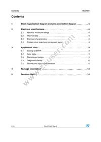 TDA7381 Datasheet Page 2