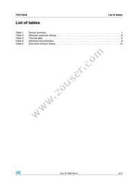 TDA7384A Datasheet Page 3