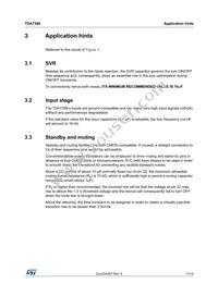 TDA7386 Datasheet Page 11