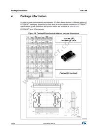 TDA7386 Datasheet Page 12