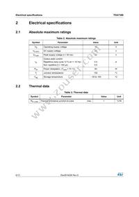 TDA7388 Datasheet Page 6