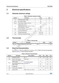 TDA7388A Datasheet Page 6