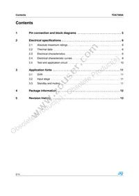 TDA7389A Datasheet Page 2