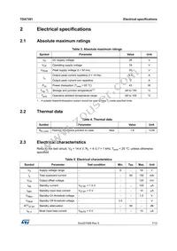 TDA7391 Datasheet Page 7