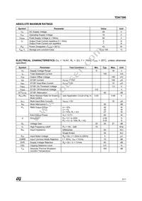 TDA7396 Datasheet Page 3