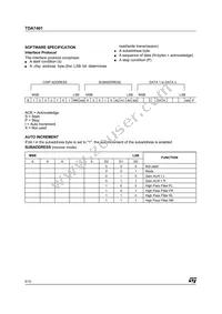 TDA7401013TR Datasheet Page 6