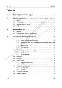 TDA7406TR Datasheet Page 2