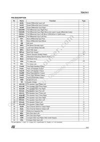 TDA7411TR Datasheet Page 3