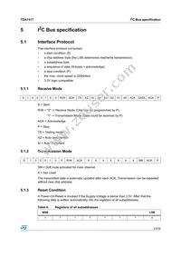 TDA7417 Datasheet Page 23