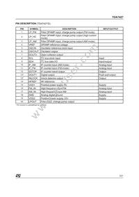 TDA7427D Datasheet Page 3