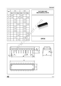 TDA7427D Datasheet Page 19