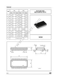 TDA7427D Datasheet Page 20