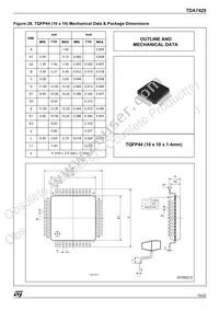 TDA7429T Datasheet Page 19