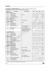 TDA7432D013TR Datasheet Page 4