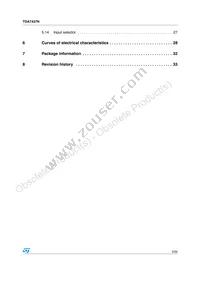 TDA7437N Datasheet Page 3