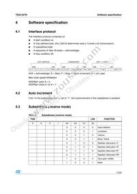 TDA7437N Datasheet Page 15