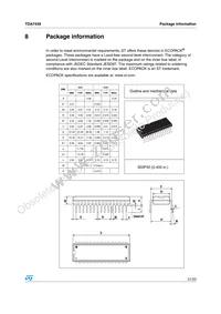 TDA7439 Datasheet Page 21