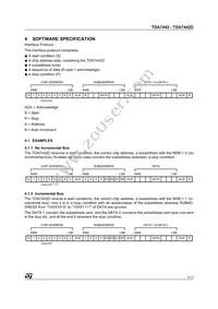 TDA7442D013TR Datasheet Page 7