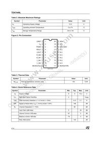 TDA7449L Datasheet Page 2