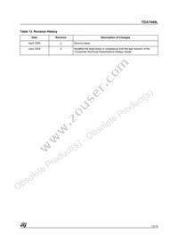 TDA7449L Datasheet Page 13