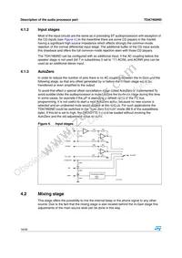 TDA7460NDTR Datasheet Page 16