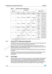 TDA7461NDTR Datasheet Page 14