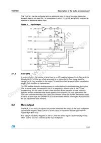 TDA7461NDTR Datasheet Page 15