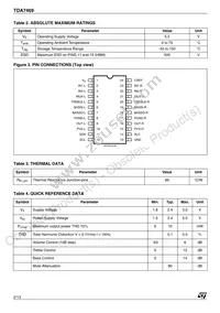 TDA746913TR Datasheet Page 2