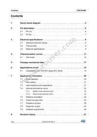 TDA7491MV Datasheet Page 2