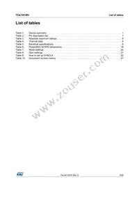 TDA7491MV Datasheet Page 3