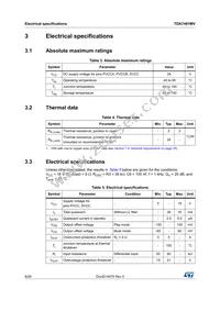 TDA7491MV Datasheet Page 8