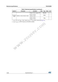 TDA7491MV Datasheet Page 10