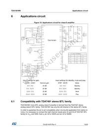 TDA7491MV Datasheet Page 19