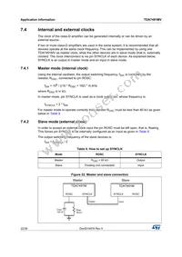 TDA7491MV Datasheet Page 22