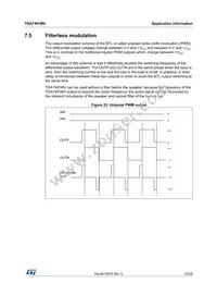 TDA7491MV Datasheet Page 23