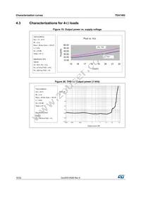 TDA7492 Datasheet Page 18