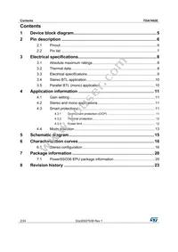 TDA7492ETR Datasheet Page 2