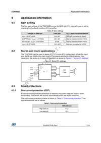 TDA7492ETR Datasheet Page 11