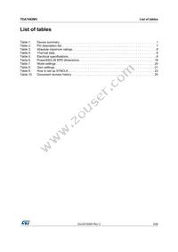 TDA7492MV13TR Datasheet Page 3