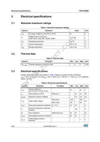 TDA7492MV13TR Datasheet Page 8