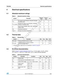 TDA7493 Datasheet Page 9