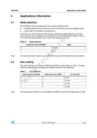 TDA7493 Datasheet Page 11