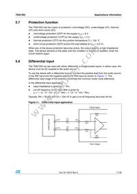 TDA7493 Datasheet Page 17