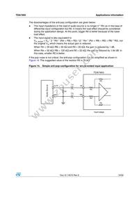 TDA7493 Datasheet Page 19