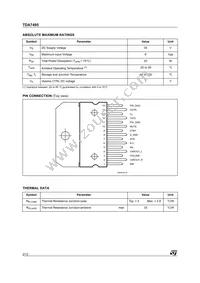 TDA7495 Datasheet Page 2