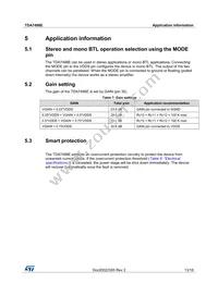 TDA7498E Datasheet Page 13