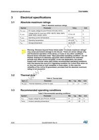 TDA7498MVTR Datasheet Page 8