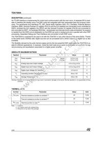 TDA7500ATR Datasheet Page 2
